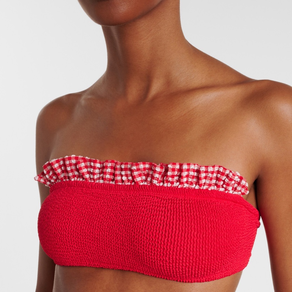 NWT Hunza G Peggy Red Bikini Set one size - Picture 3 of 9